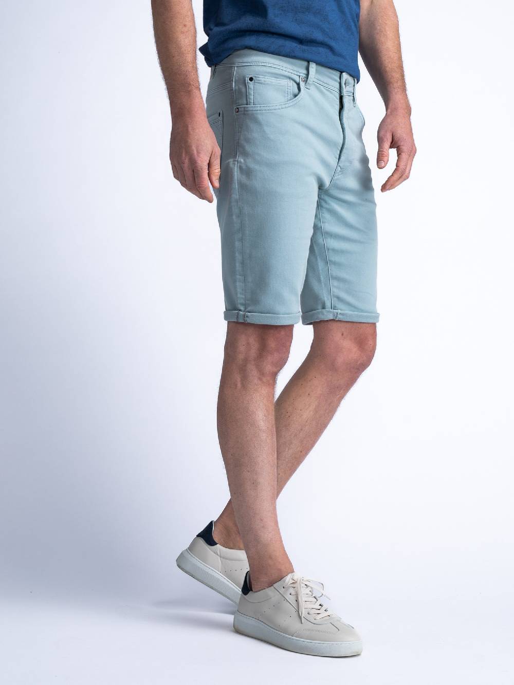 Petrol Men Shorts Denim M-1040-SHO005 (5179 Aqua Grey)