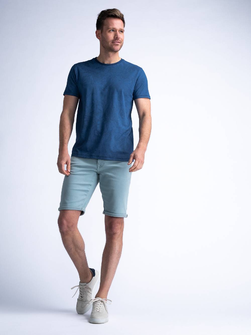 Petrol Men Shorts Denim M-1040-SHO005 (5179 Aqua Grey)