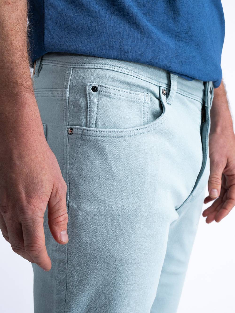 Petrol Men Shorts Denim M-1040-SHO005 (5179 Aqua Grey)