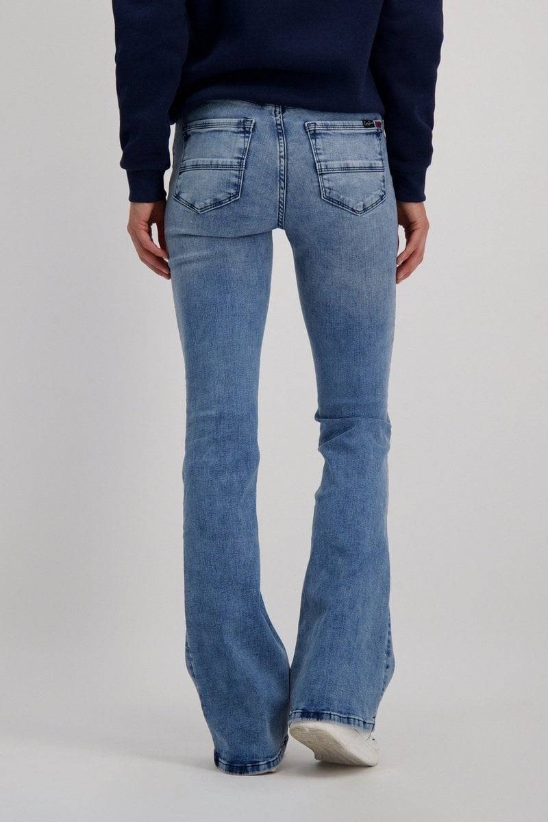 Cars Jeans Michelle Flare Den.Bleached Us (05 Stone Bleached)