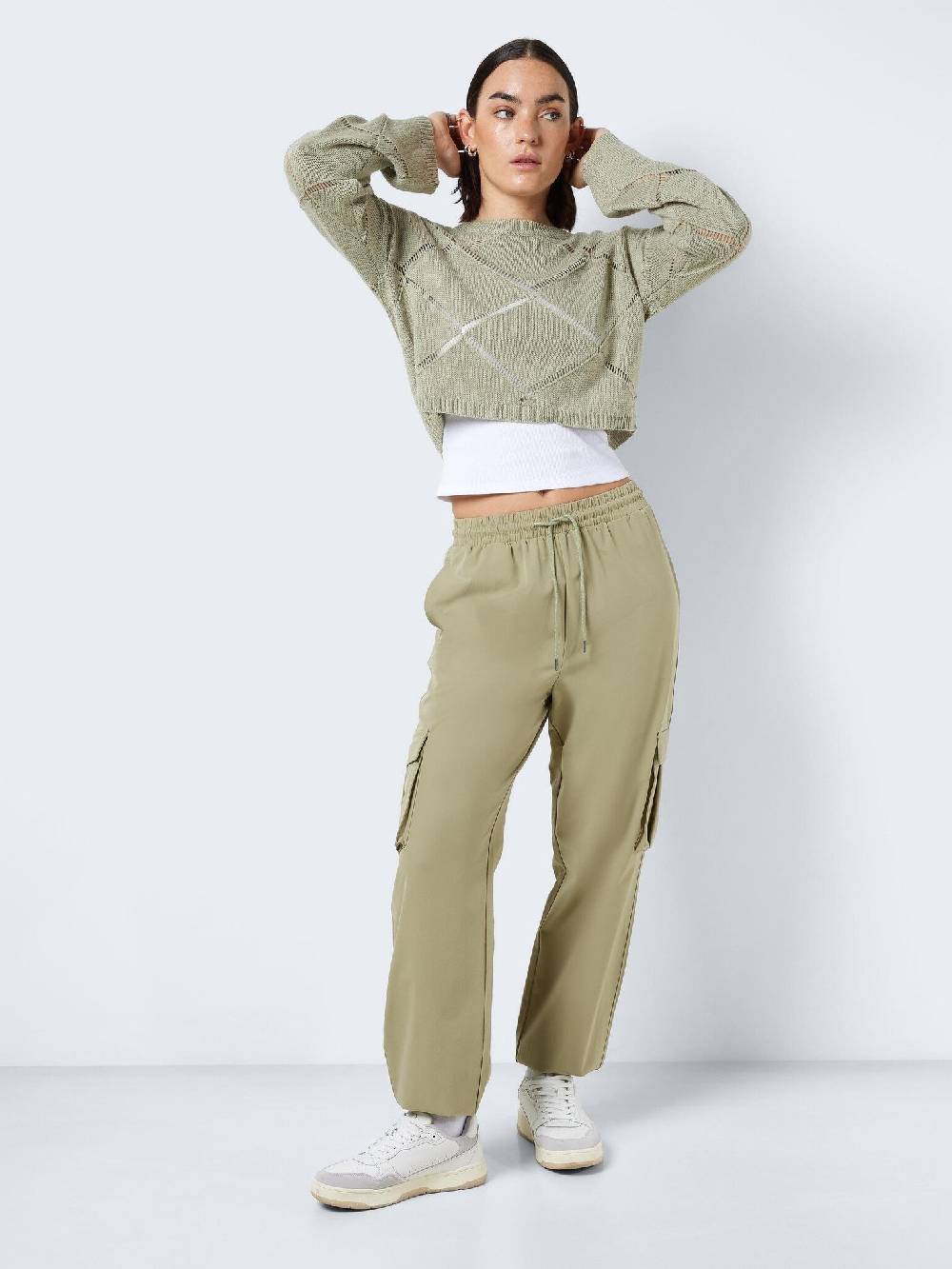 NOISY MAY KIRBY HW Cargo Pants (Sage)