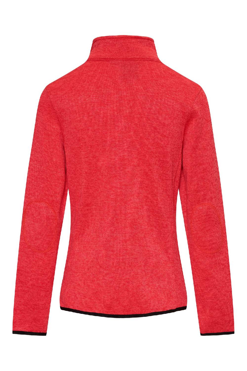 Nordberg ANDREA Knitted Fleece Jacket Red Melange
