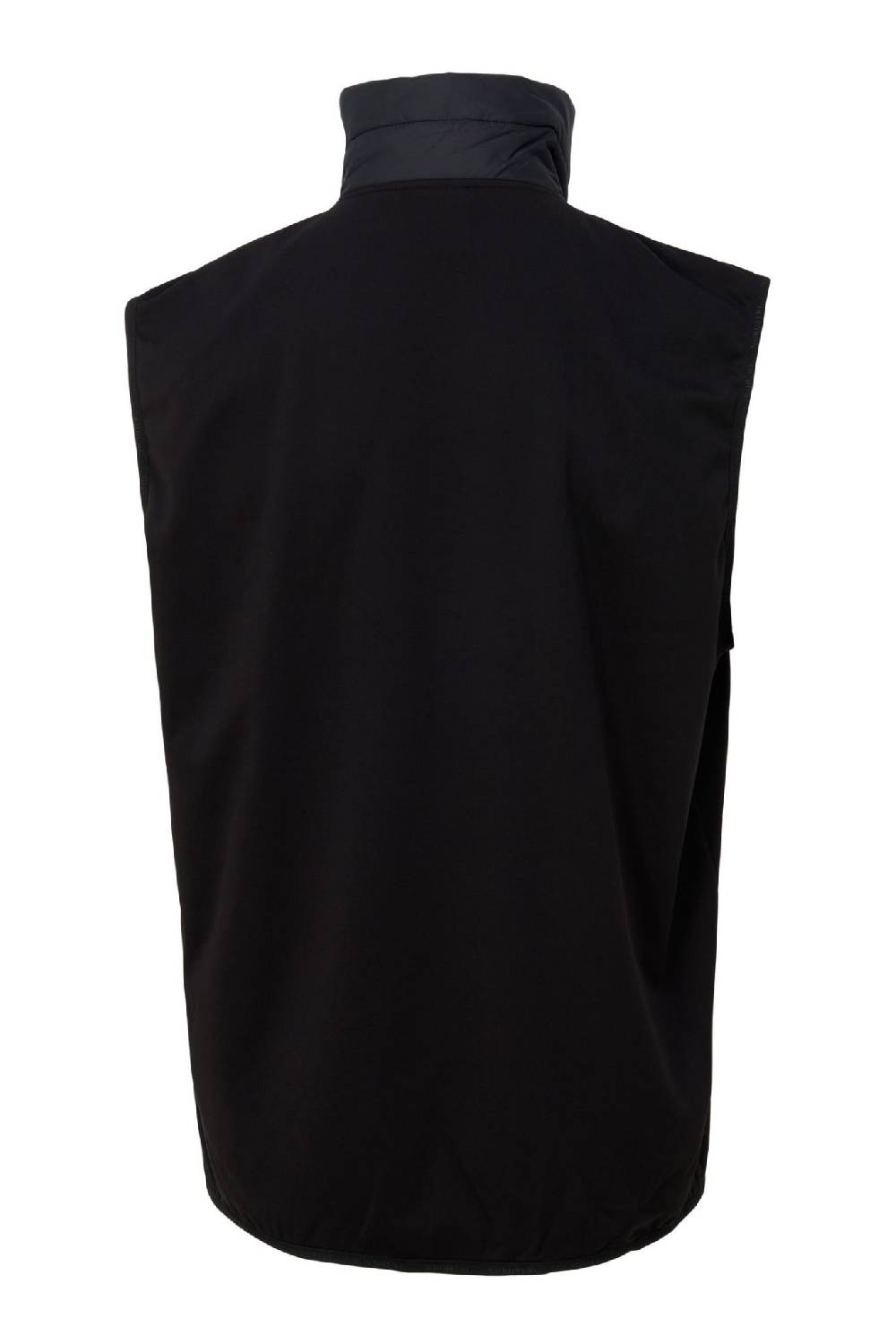 Nordberg MENS KNITTED AND WOVEN VEST TOMMY BLACK