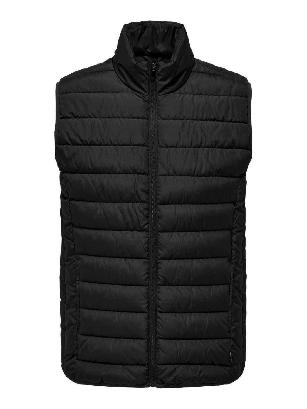 Only & Sons ONSBRODY QUILT VEST OTW VD BLACK