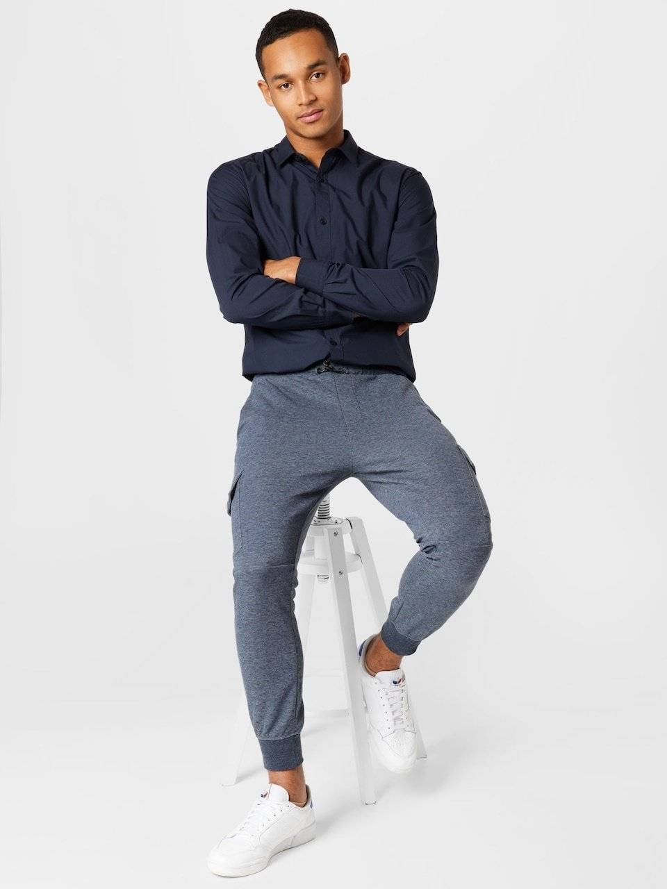 Only & Sons ONSCAFU Life Easy Iron Shirt Dress Blues