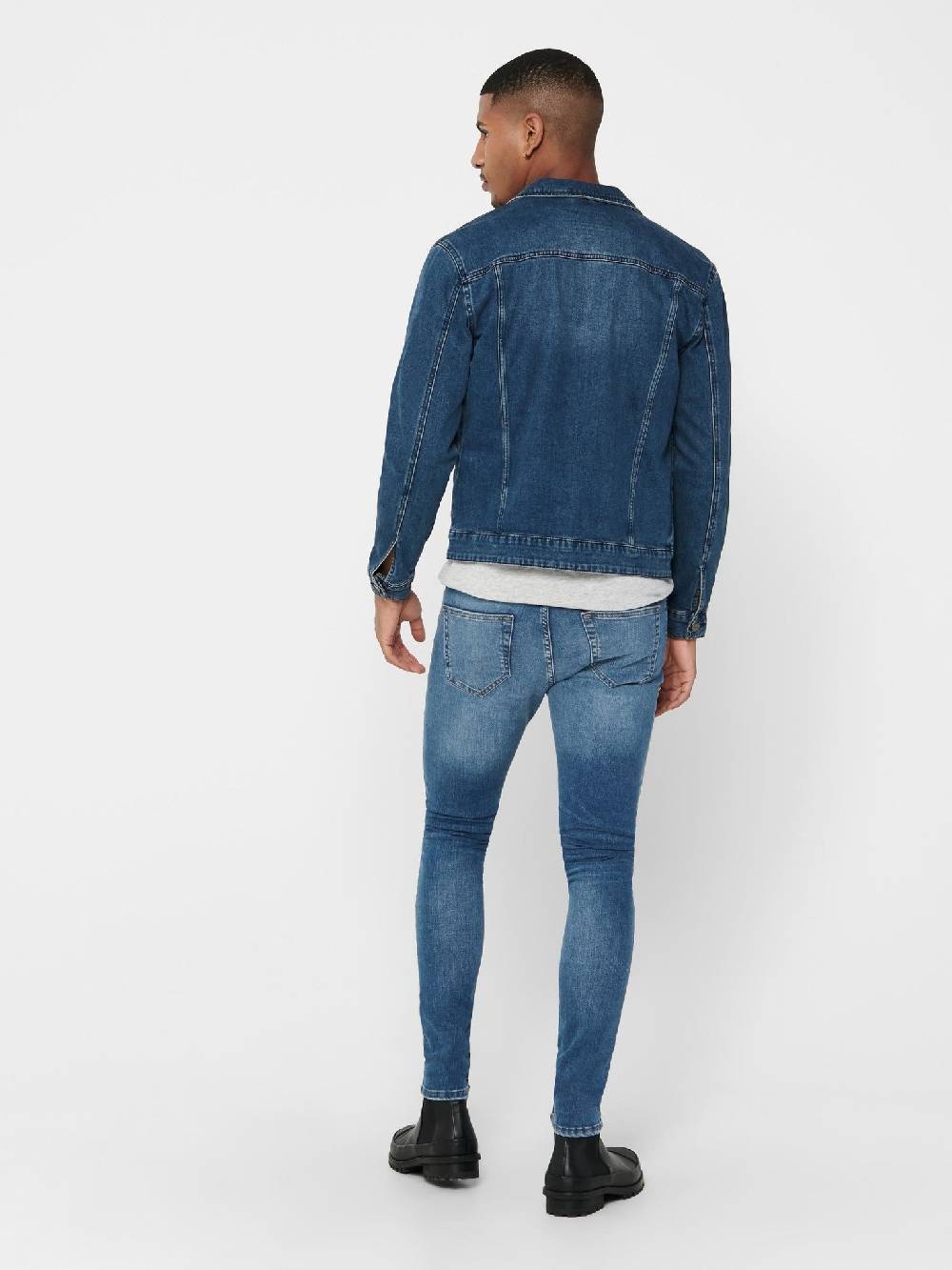 Only & Sons ONSCOIN Life Jacket PK 0451 Blue Denim