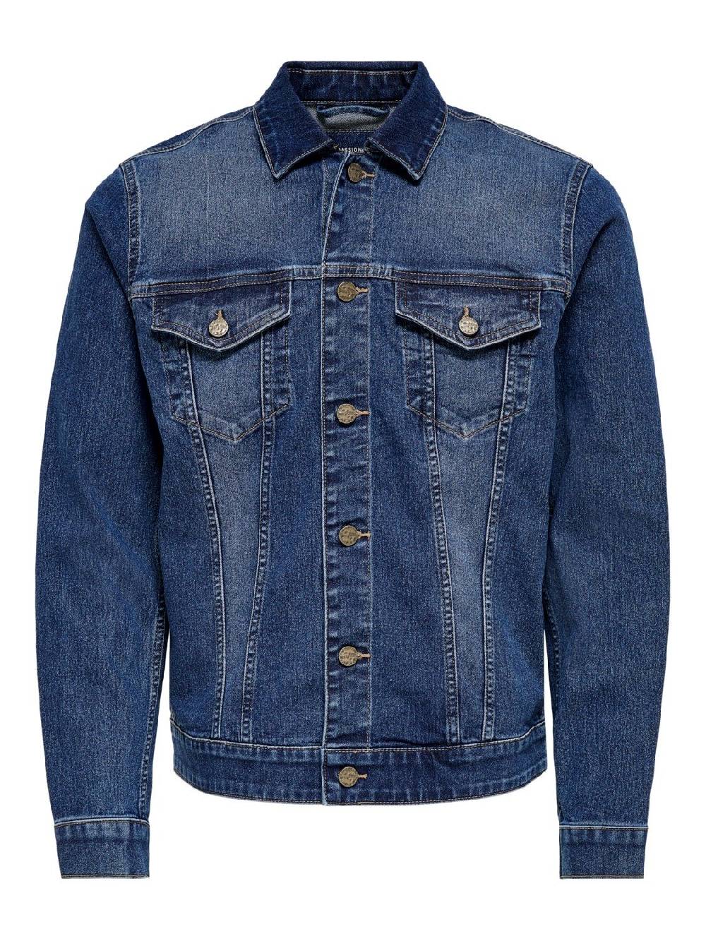 Only & Sons ONSCOME Life Trucker Blue PK9618 DENIM