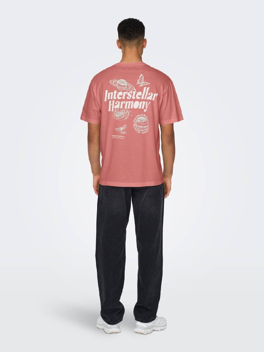 Only & Sons ONSKASON RLX PRINT SS TEE (Dusty Cedar)