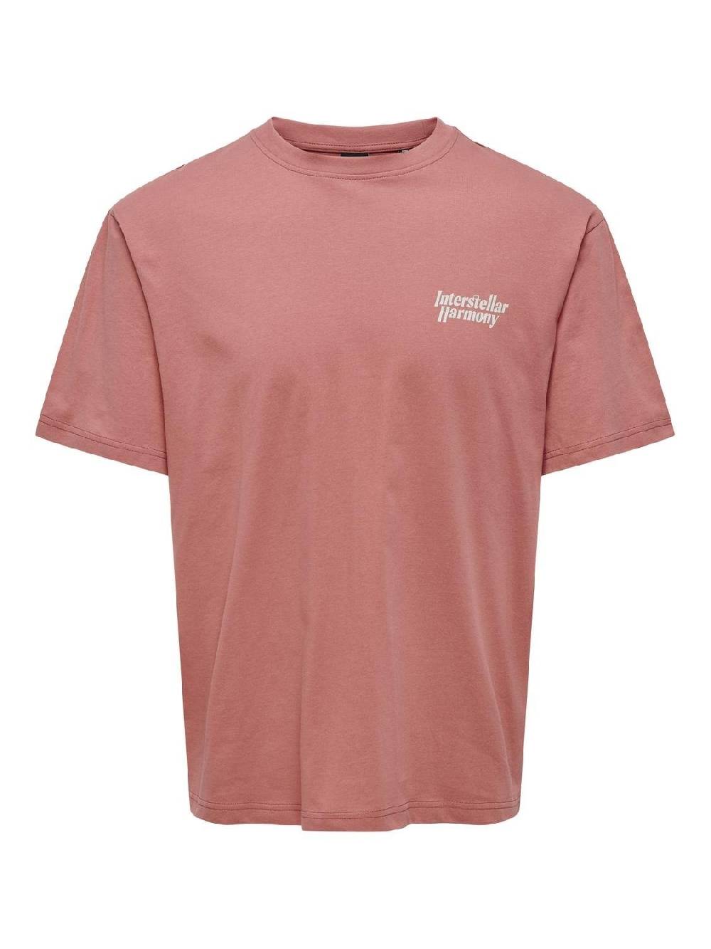 Only & Sons ONSKASON RLX PRINT SS TEE (Dusty Cedar)