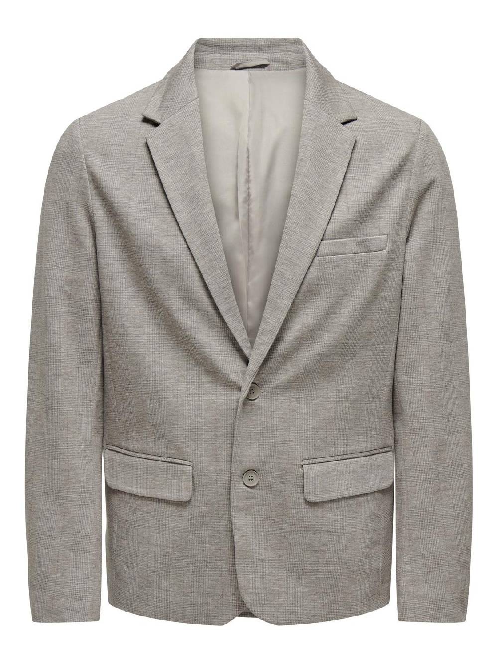Only & Sons ONSMARK SLIM 020919 CHECK BLAZER CS