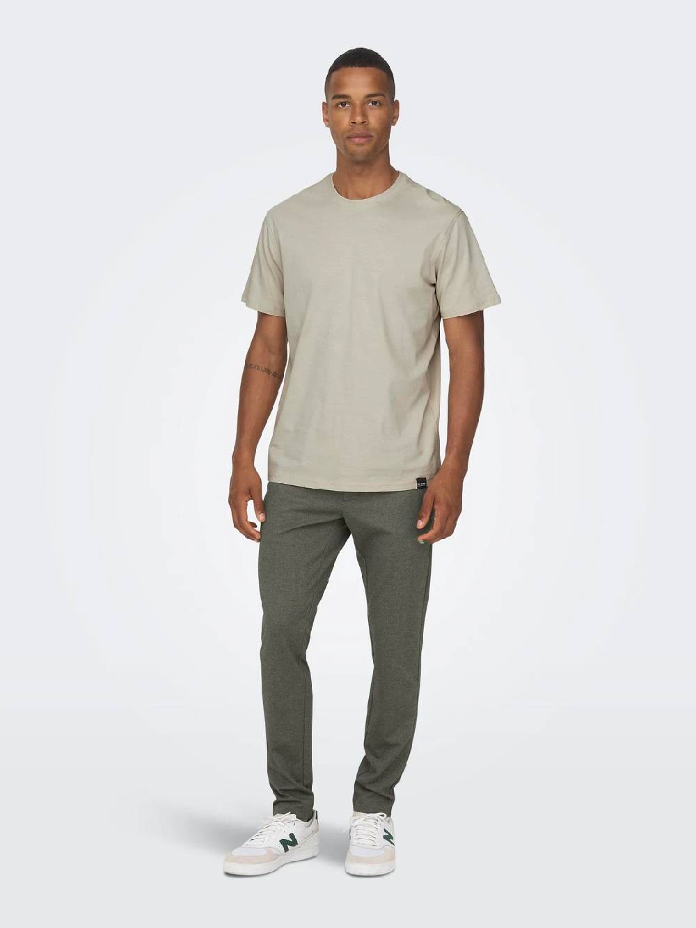Only & Sons ONSMARK SLIM HERRINGBONE PANT NOOS TEAK