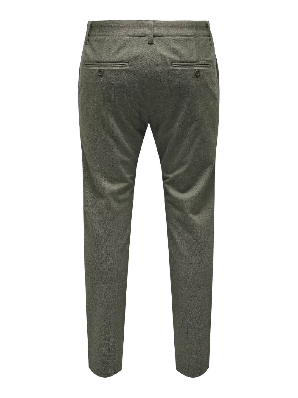 Only & Sons ONSMARK SLIM HERRINGBONE PANT NOOS TEAK
