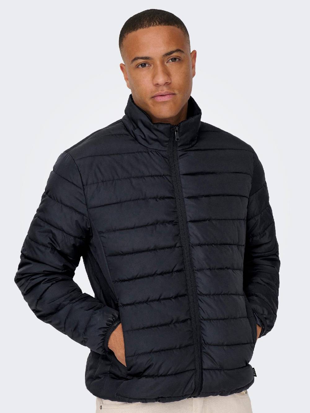 Only & Sons Onsbron Quilt Jacket OTW VD (187197 Dark Navy)