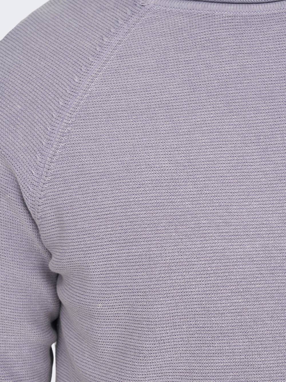 Only & Sons ONSDEXTOR 12 Wash Raglan Knit (22016131 Purple Ash)