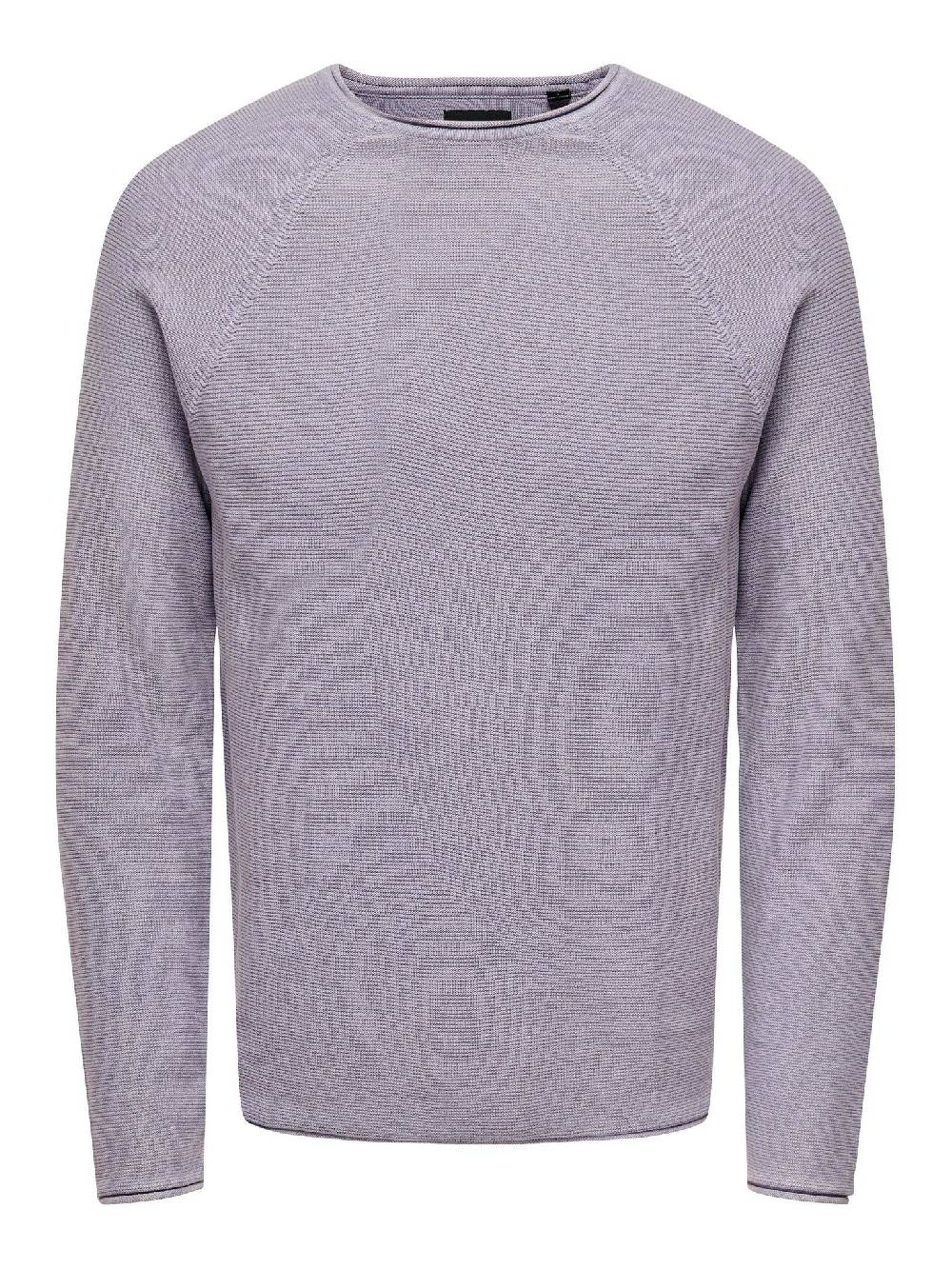 Only & Sons ONSDEXTOR 12 Wash Raglan Knit (22016131 Purple Ash)