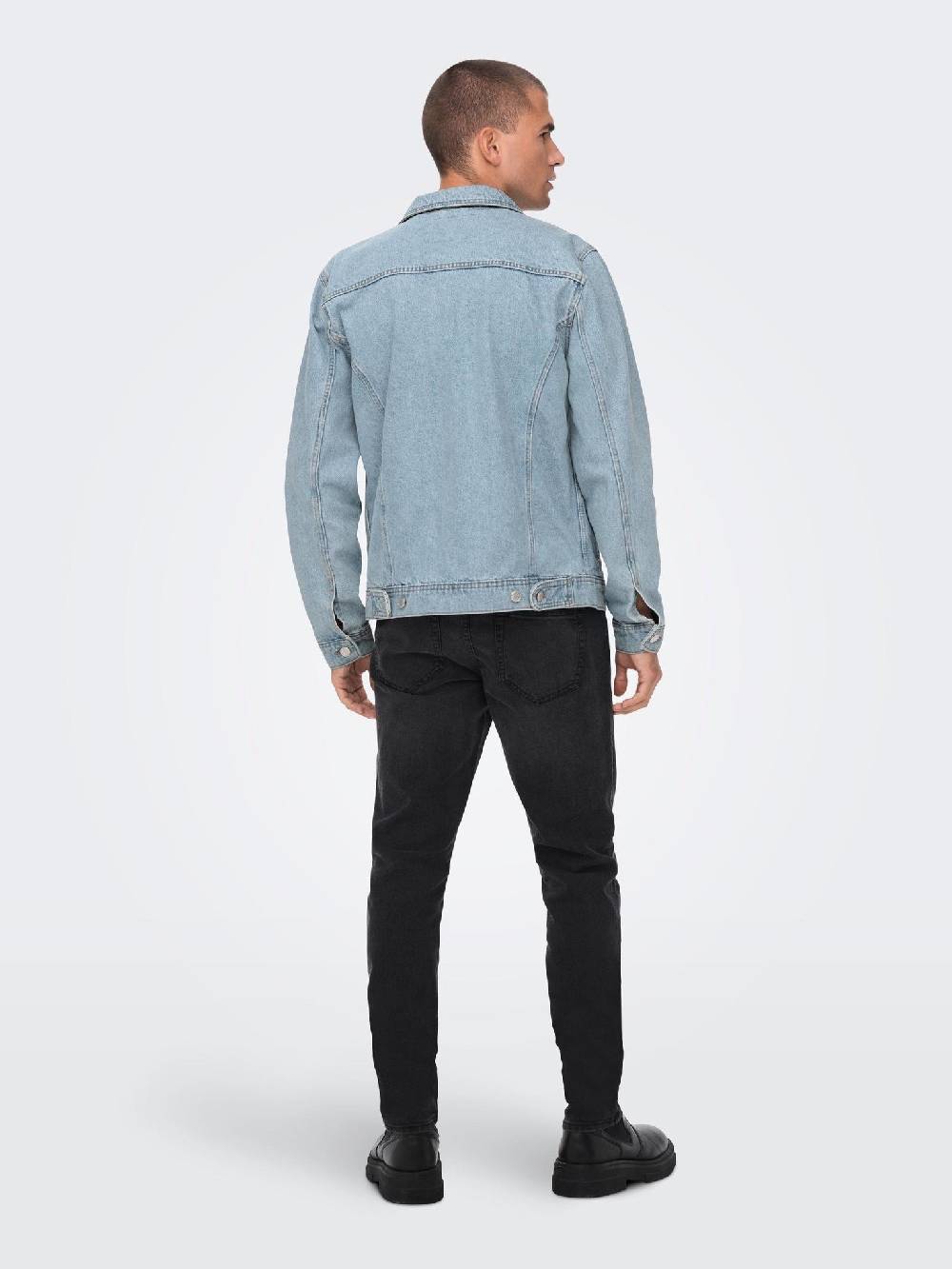 Only & Sons Onsduke L. Blue 3517 Jacket (187212 Light Blue Denim)