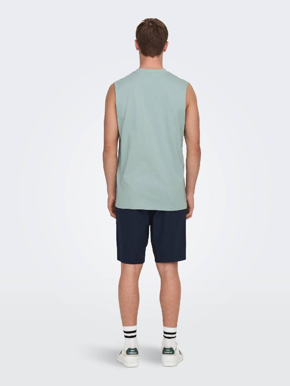 Only & Sons Onsfred RLX Pocket Slvless TEE (262078 Silver Blue)