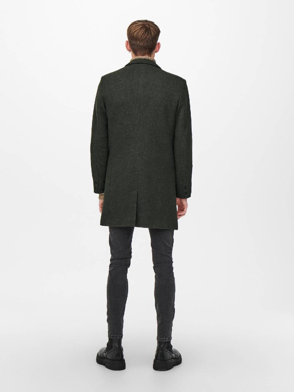 Only & Sons Onsjulian King Coat IN OTW VD CS (187719 Peat)
