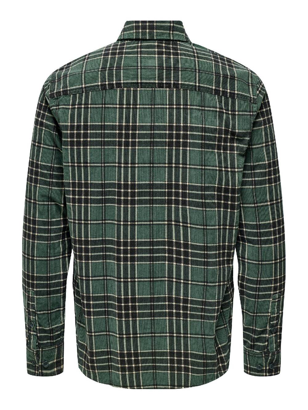 Only & Sons Onsleo REG LS Wash Cord Shirt (236255 Cilantro)