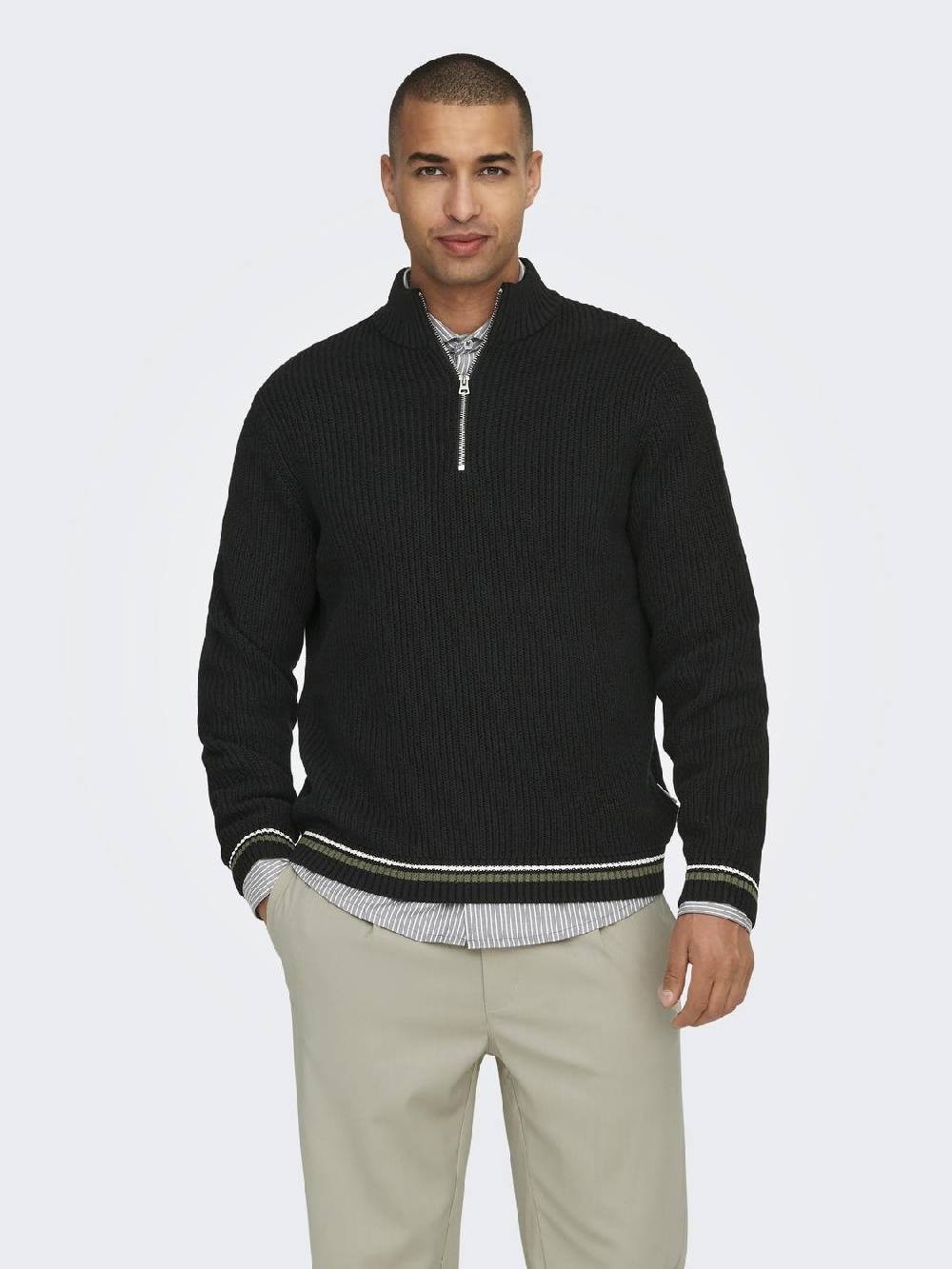 Only & Sons ONSLIMA LIFE REG 5 MIX BOX KNIT BTS (Black)