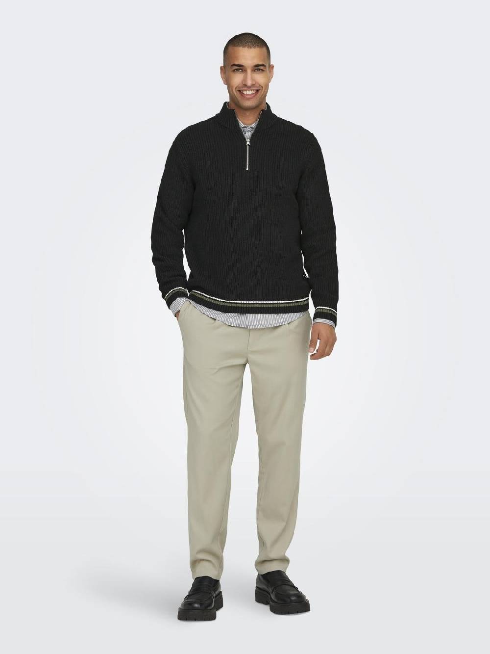 Only & Sons ONSLIMA LIFE REG 5 MIX BOX KNIT BTS (Black)