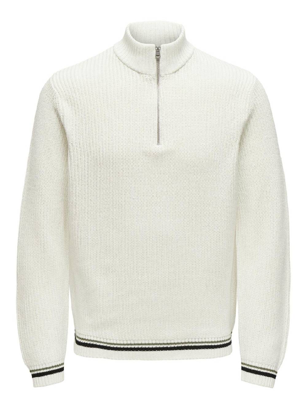 Only & Sons ONSLIMA LIFE REG 5 MIX BOX KNIT BTS (Cloud Dancer)