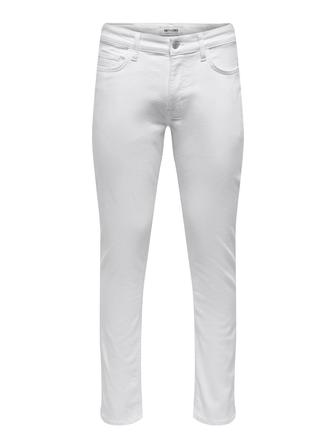 Only & Sons Onsloom Slim White Denim 6529 Jeans (212714 White Denim)