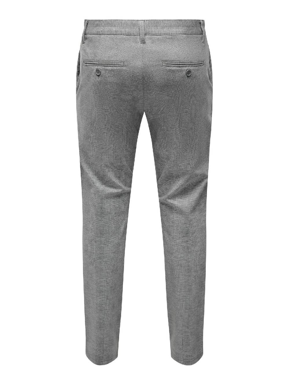 Only & Sons Onsmark Check 02098 Pant (187191 Light Grey Melange)