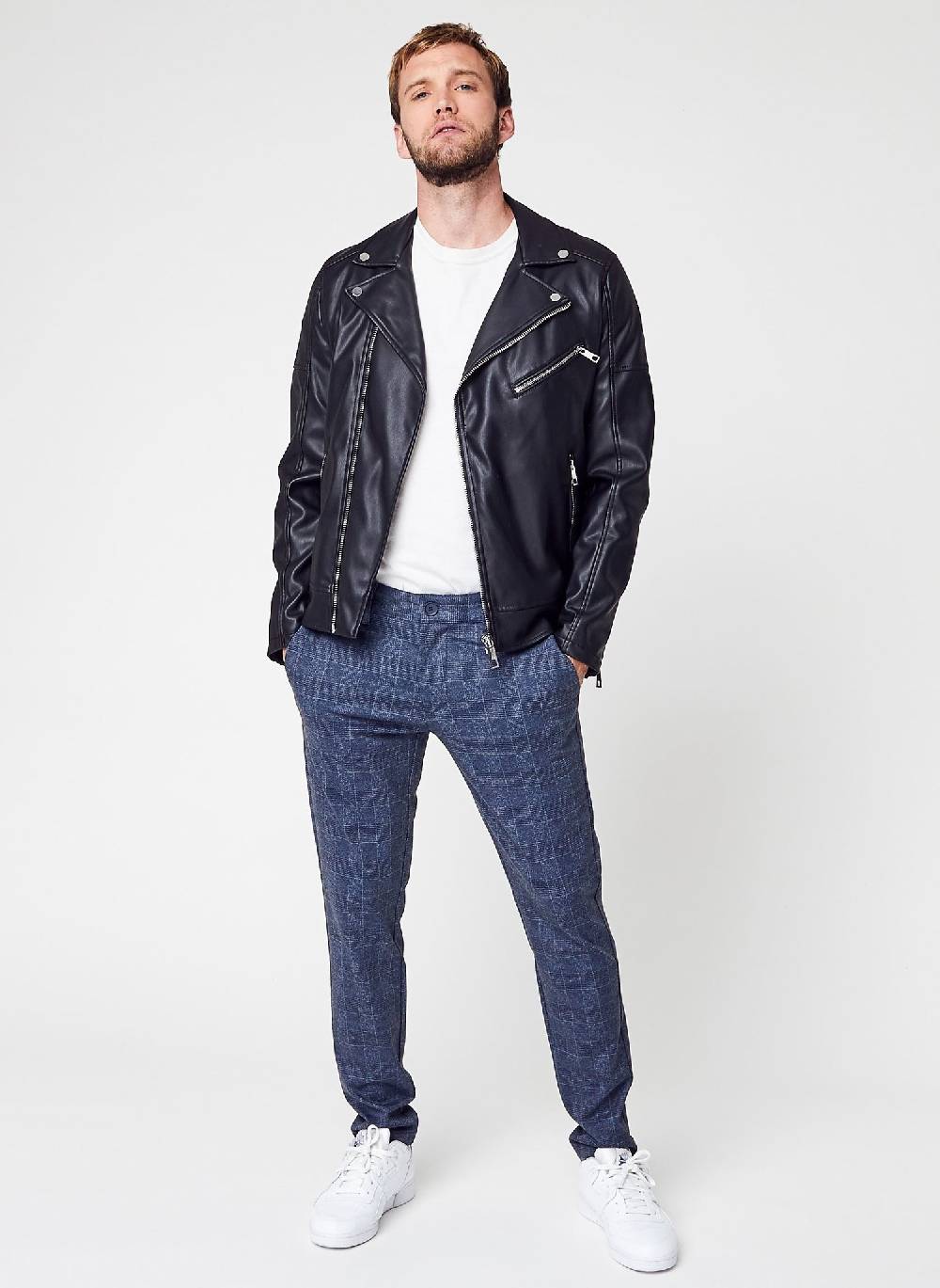 Only & Sons ONSMARK Check Pants HY 9887 (192818 Dress Blues)