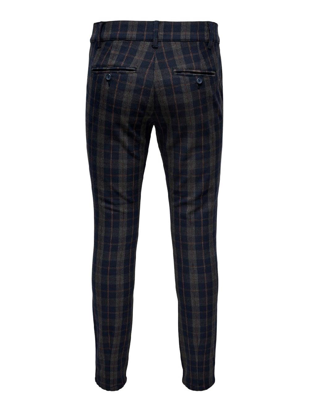 Only & Sons ONSMARK Pant Check DT 7046 Noos Dark Navy