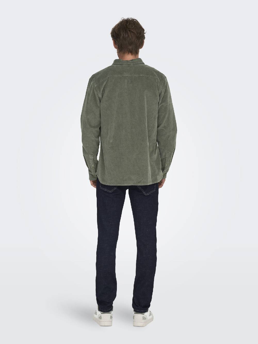 Only & Sons ONSMICHAEL 18W REG CORD STRETCH LS (Castor Gray)