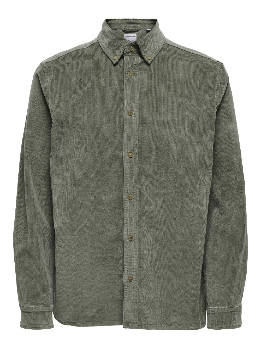 Only & Sons ONSMICHAEL 18W REG CORD STRETCH LS (Castor Gray)
