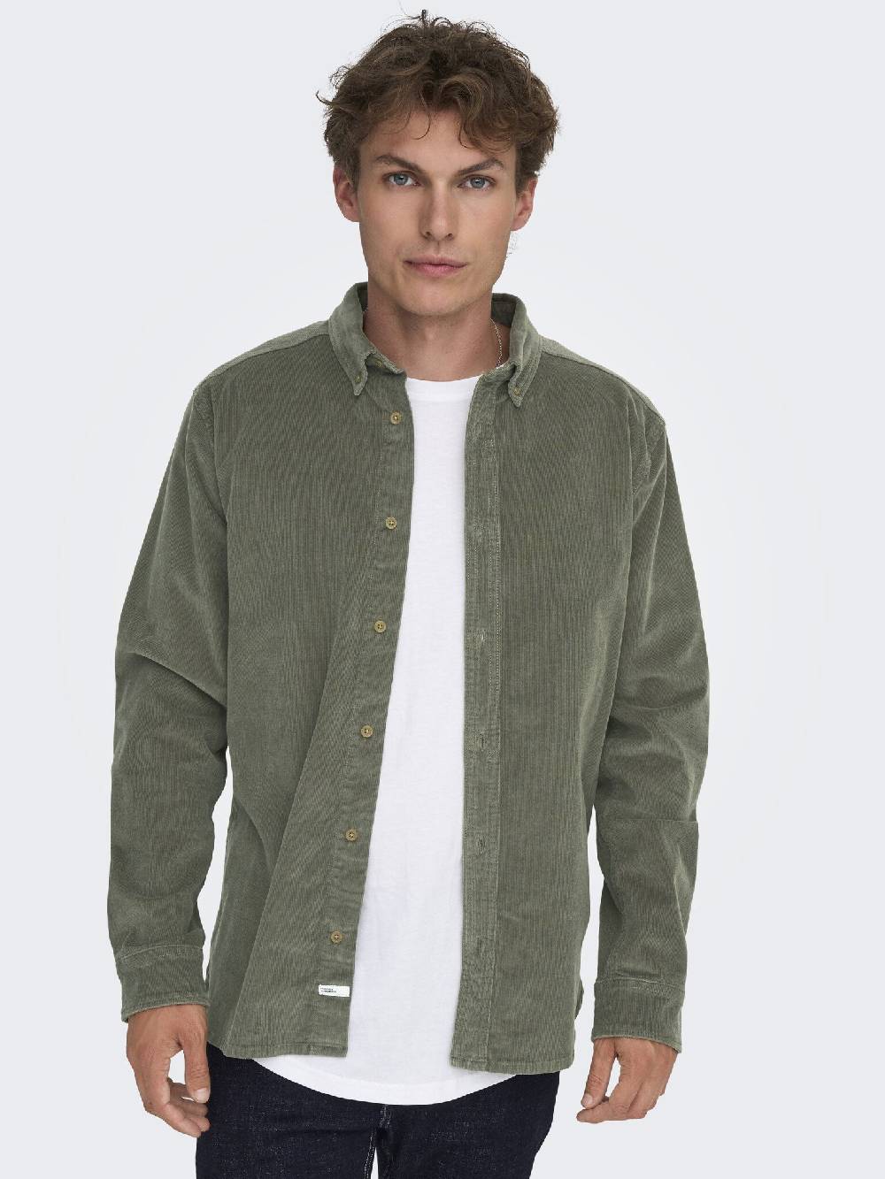 Only & Sons ONSMICHAEL 18W REG CORD STRETCH LS (Castor Gray) Only & Sons ONSMICHAEL 18W REG CORD STRETCH LS (Castor Gray)