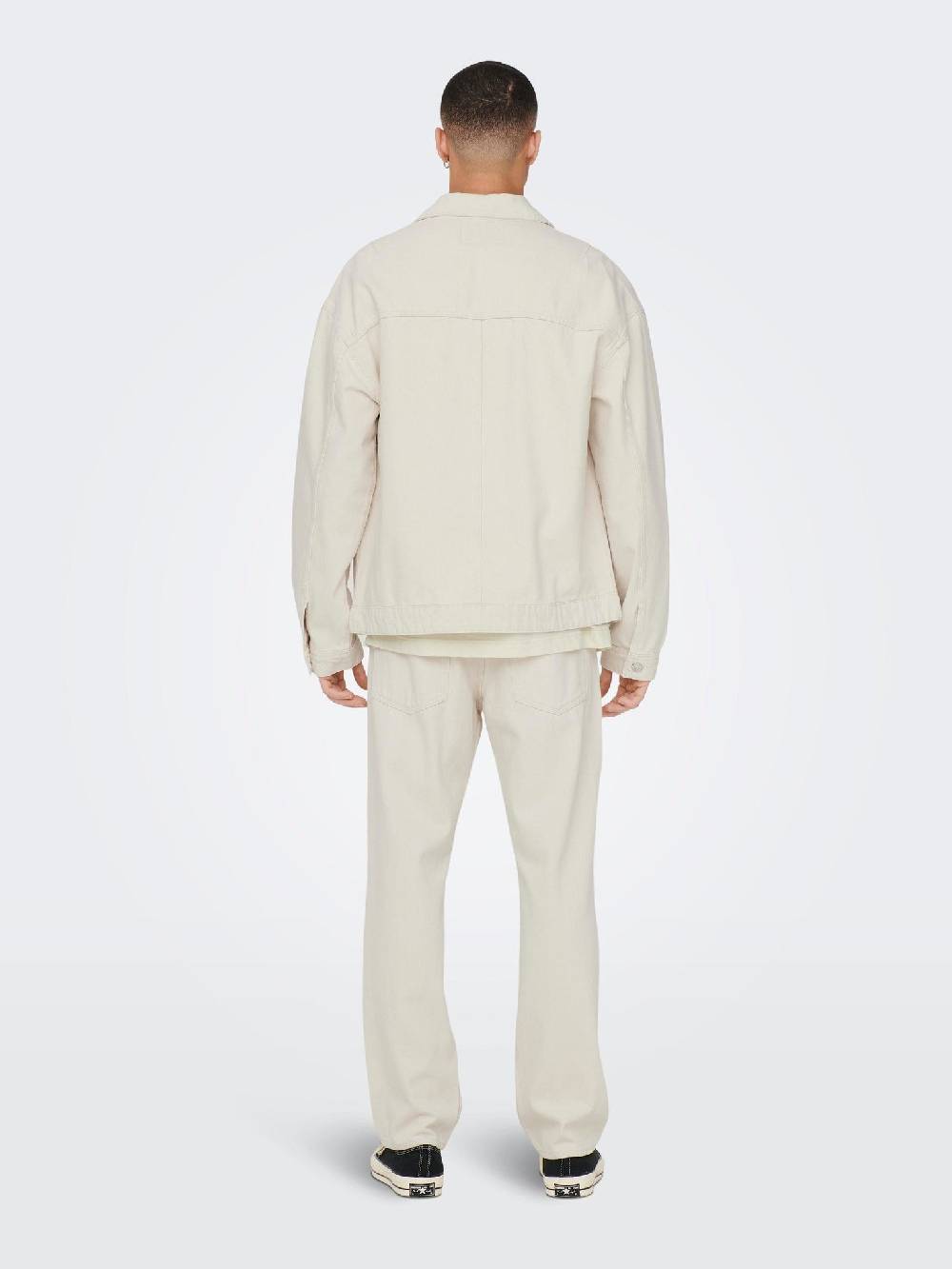 Only & Sons Onsrick OVZ Ecru 5923 Denim Jacket (276976 Ecru)