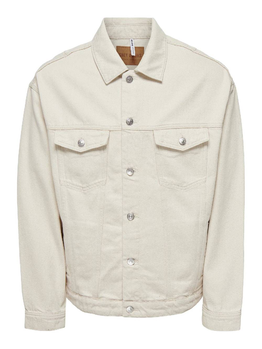 Only & Sons Onsrick OVZ Ecru 5923 Denim Jacket (276976 Ecru)
