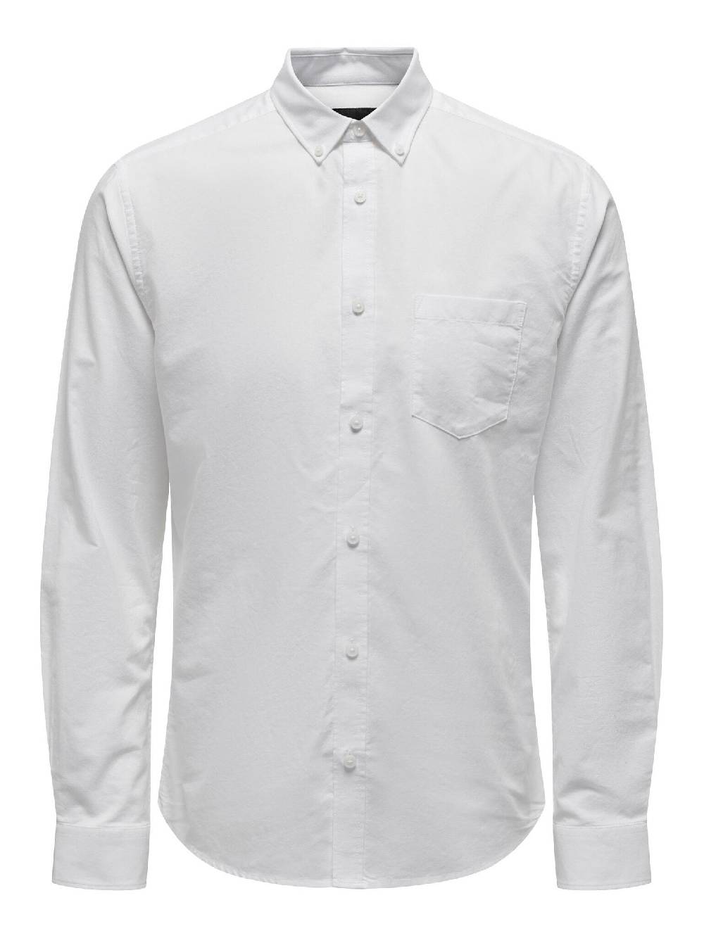 Only & Sons Onssane LS Solid Poplin Shirt (188758 White)