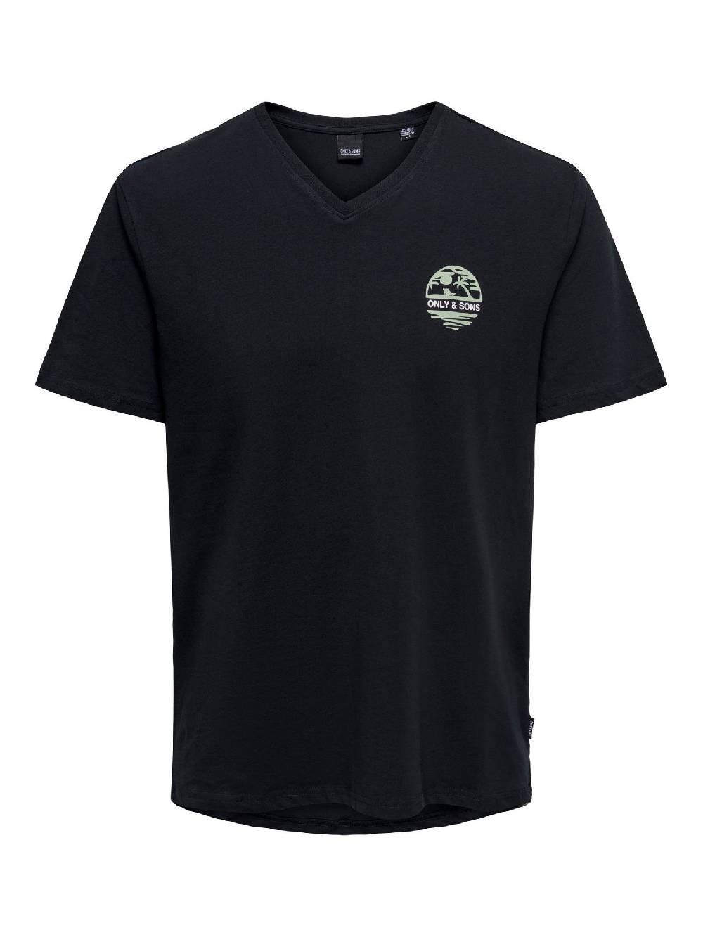 Only & Sons ONSSONS Logo REG SS V-Neck TEE CS (187197 Dark Navy)