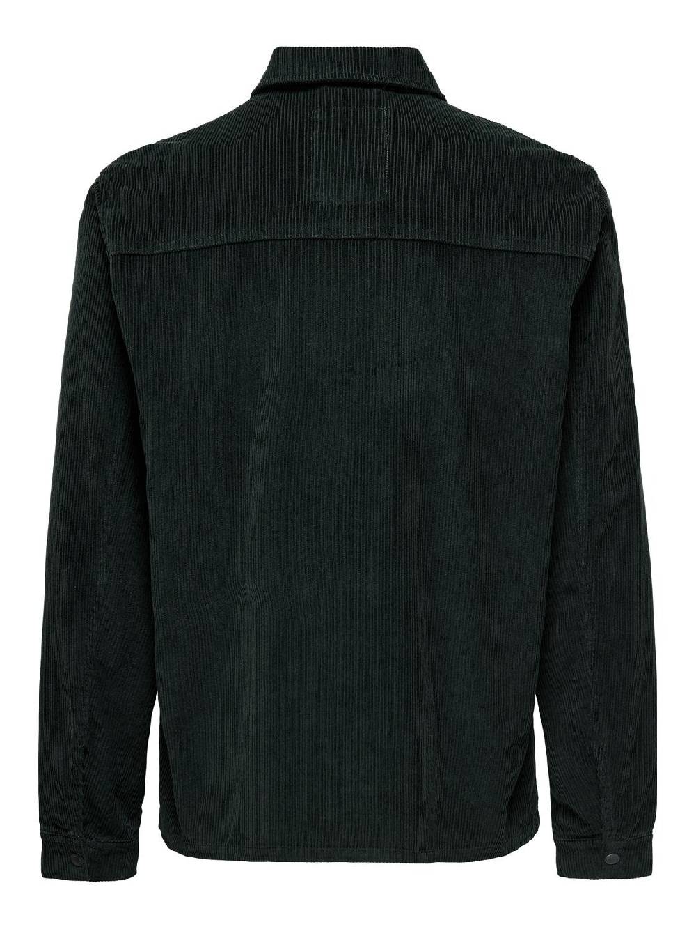 Only & Sons ONSTYLER 8W CORD LS OVERSHIRT (Darkest Spruce)