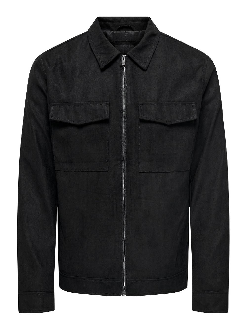Only & Sons Onswill Fake Suede Jacket OTW (187679 Black)