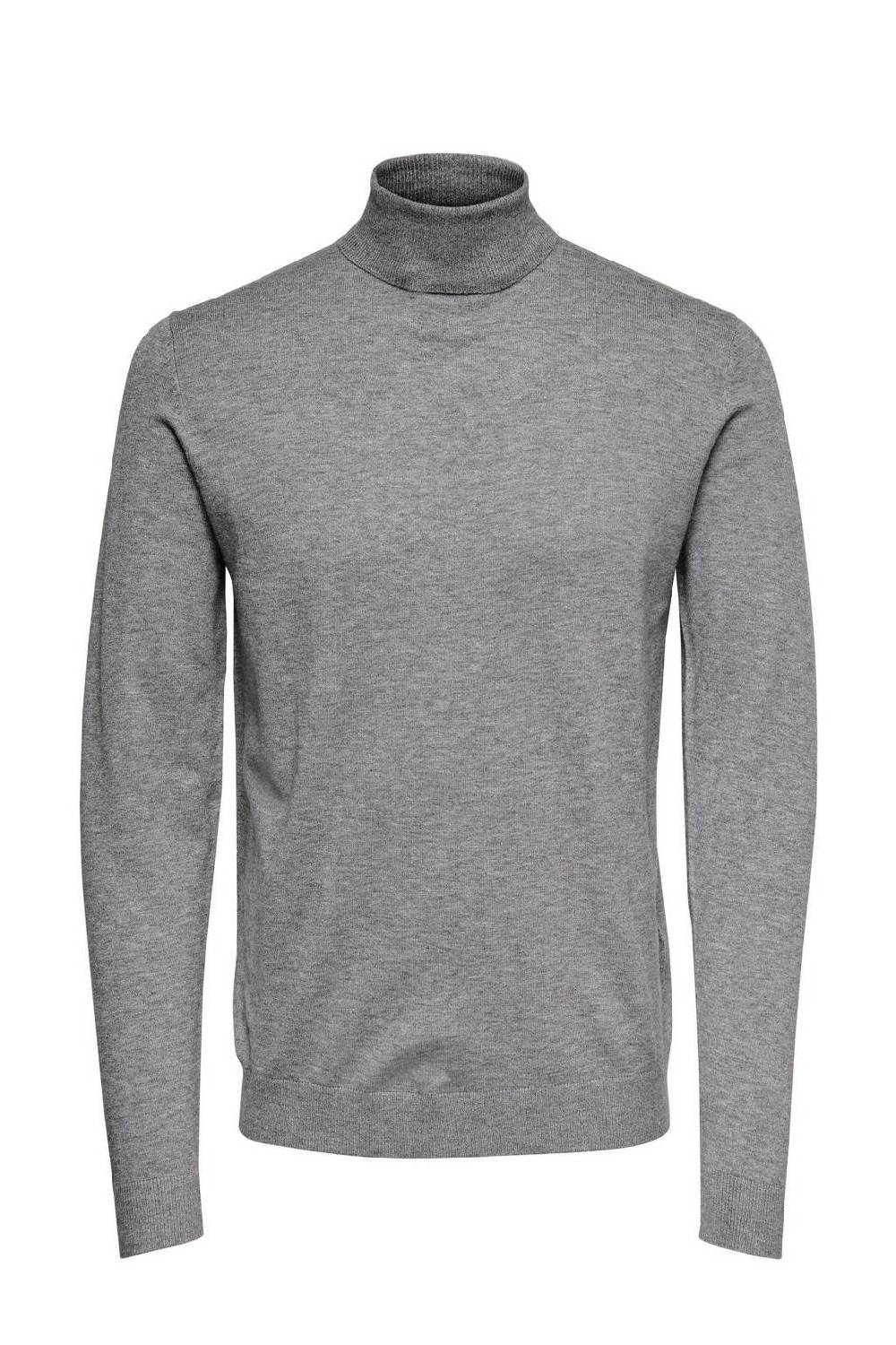 Only & Sons ONSWYLER Life Roll Neck Knit Grey Melange