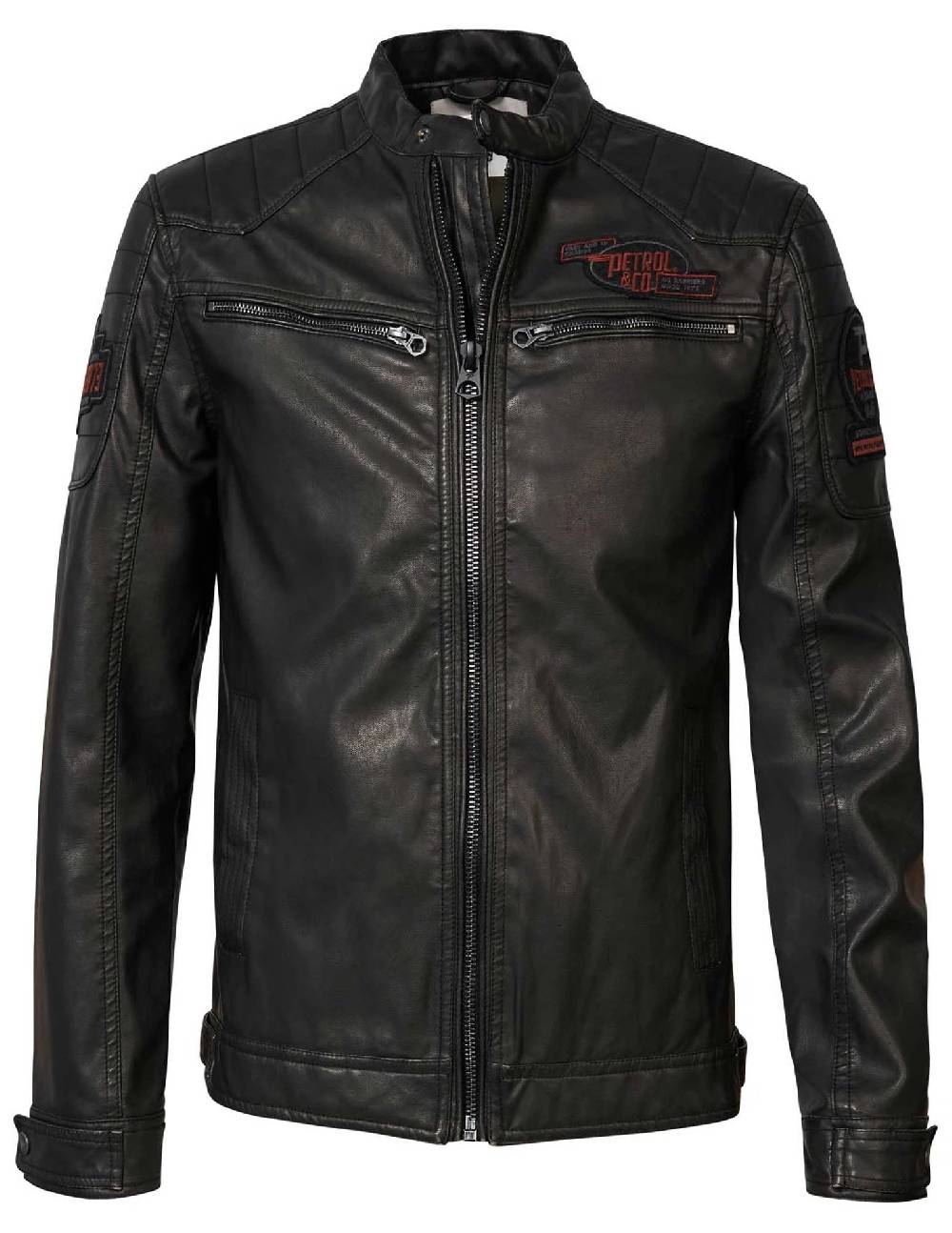 Petrol M-1020-JAC104 - Men Jacket PU (9073 Raven Grey)
