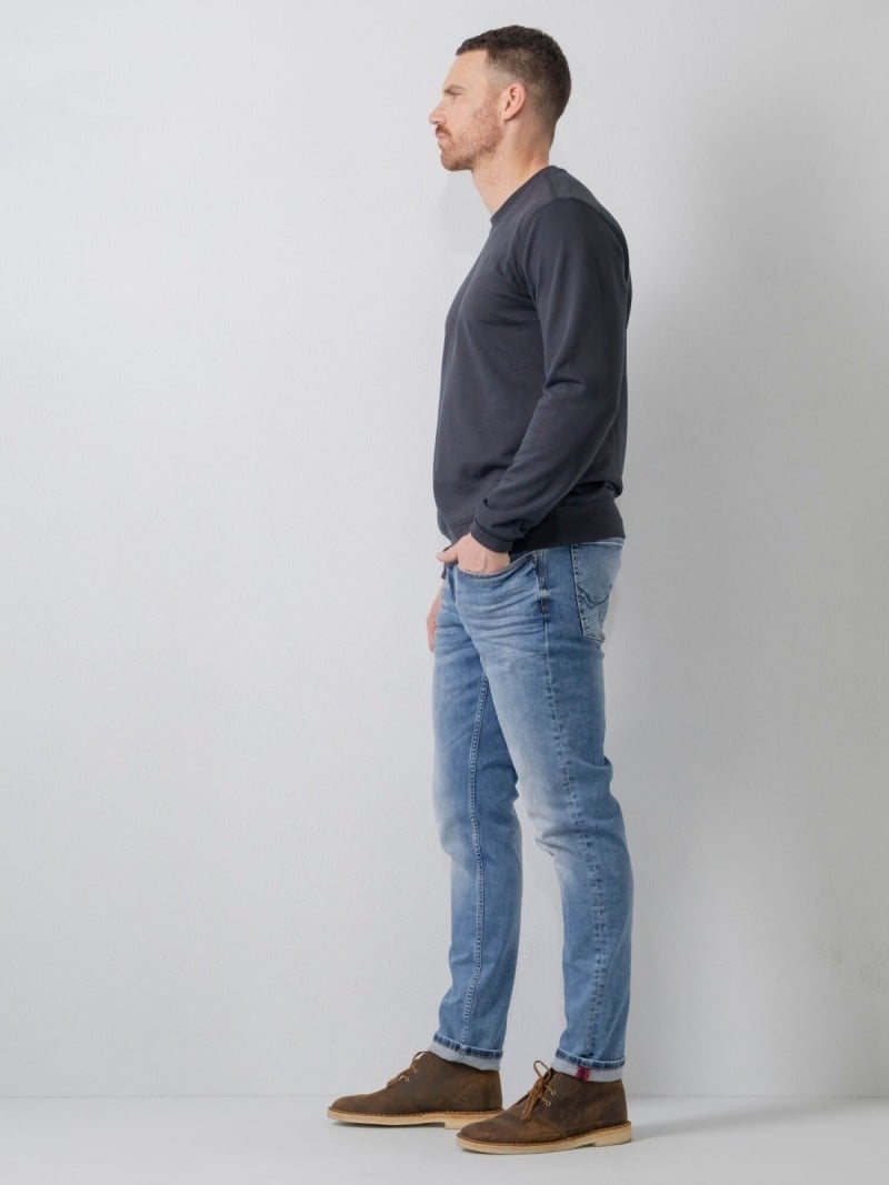 Petrol RUSSEL - Men Denim Tapered (5701 Light Used)