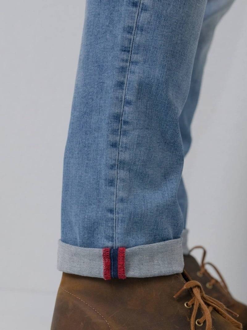 Petrol RUSSEL - Men Denim Tapered (5701 Light Used)