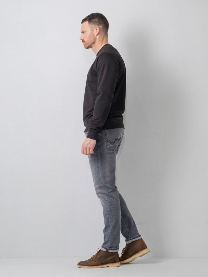 Petrol RUSSEL - Men Denim Tapered (9700 Grey)
