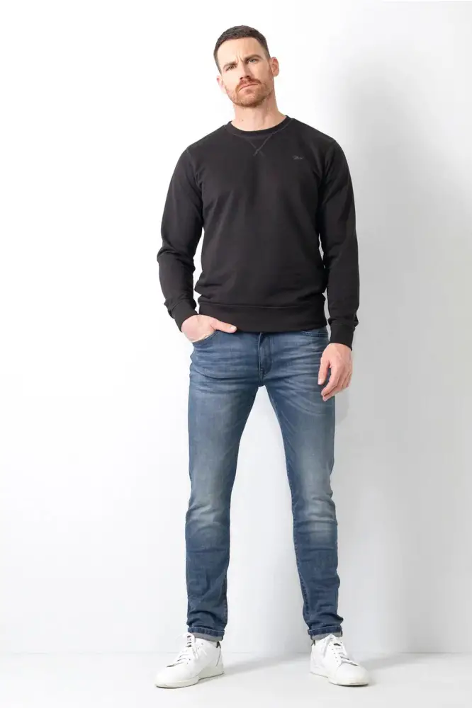 Petrol SEAHAM - Men Denim Slim Fit (5812 Blue Black)