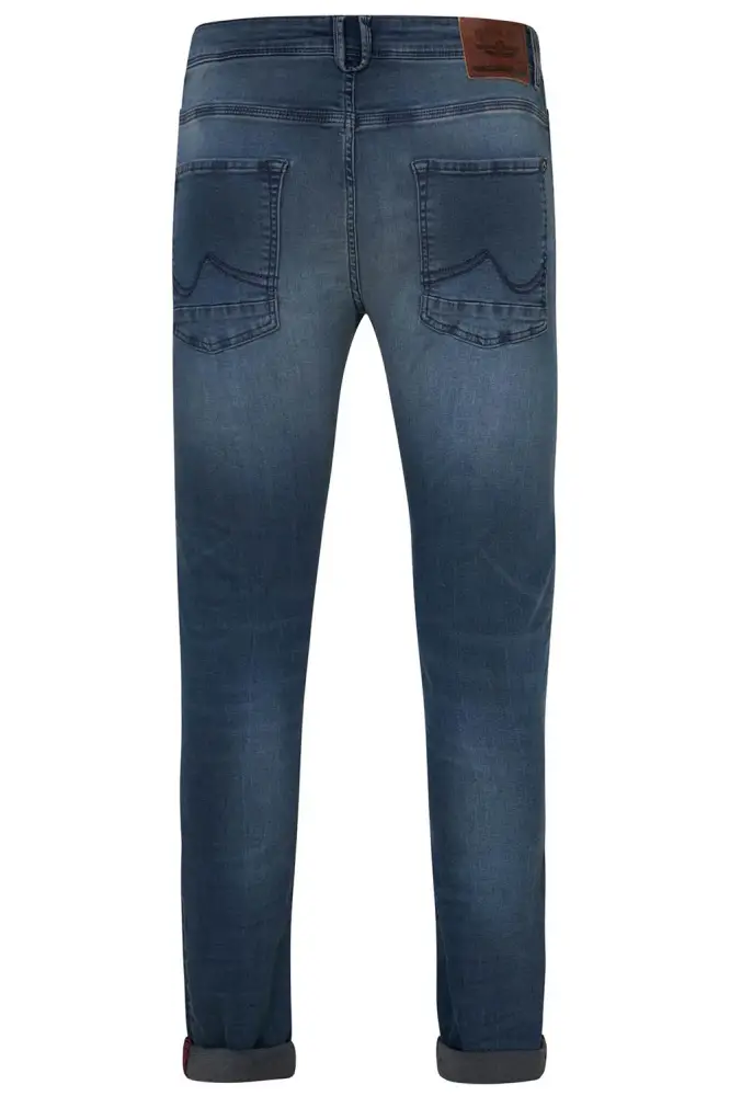 Petrol SEAHAM - Men Denim Slim Fit (5812 Blue Black)