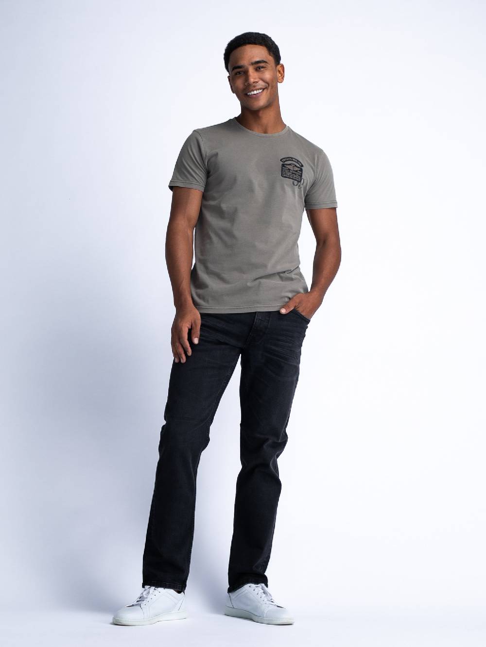 Petrol STARLING - Straight Denim (9705 Black Stone)