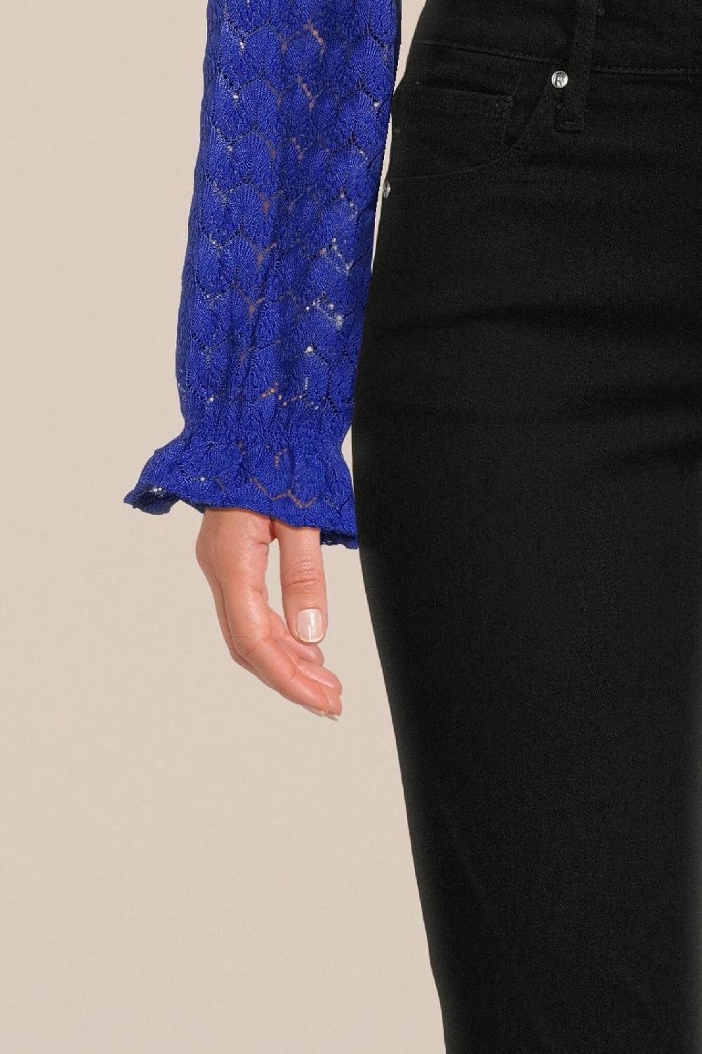 RAIZZED WOMEN Eclipse Black Flare Jeans