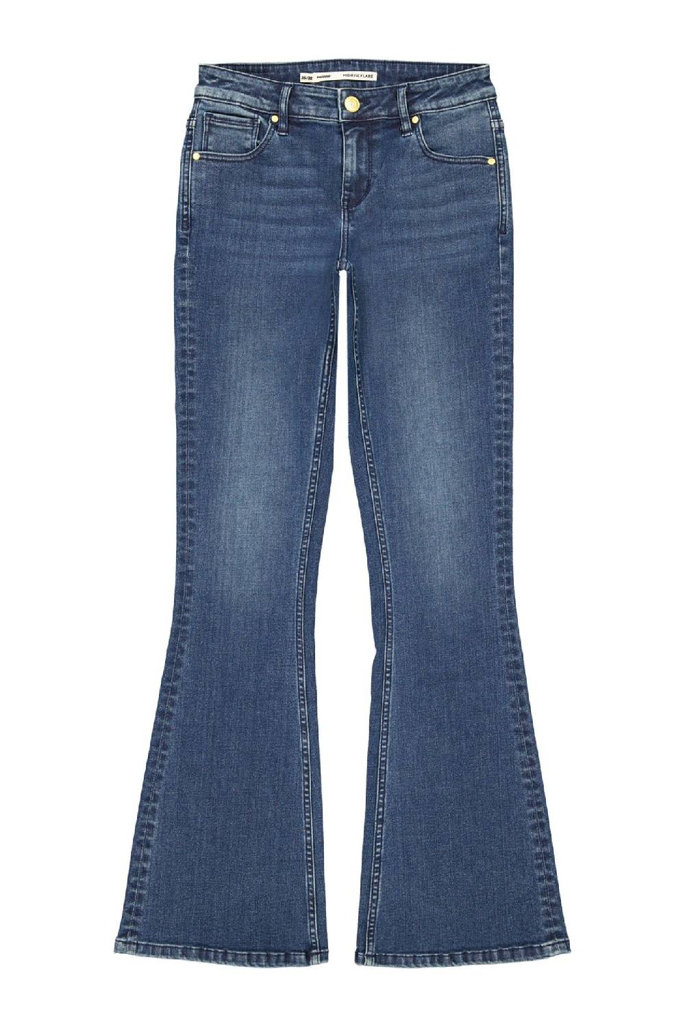 RAIZZED WOMEN Eclipse Dark Blue Stone Flare Jeans