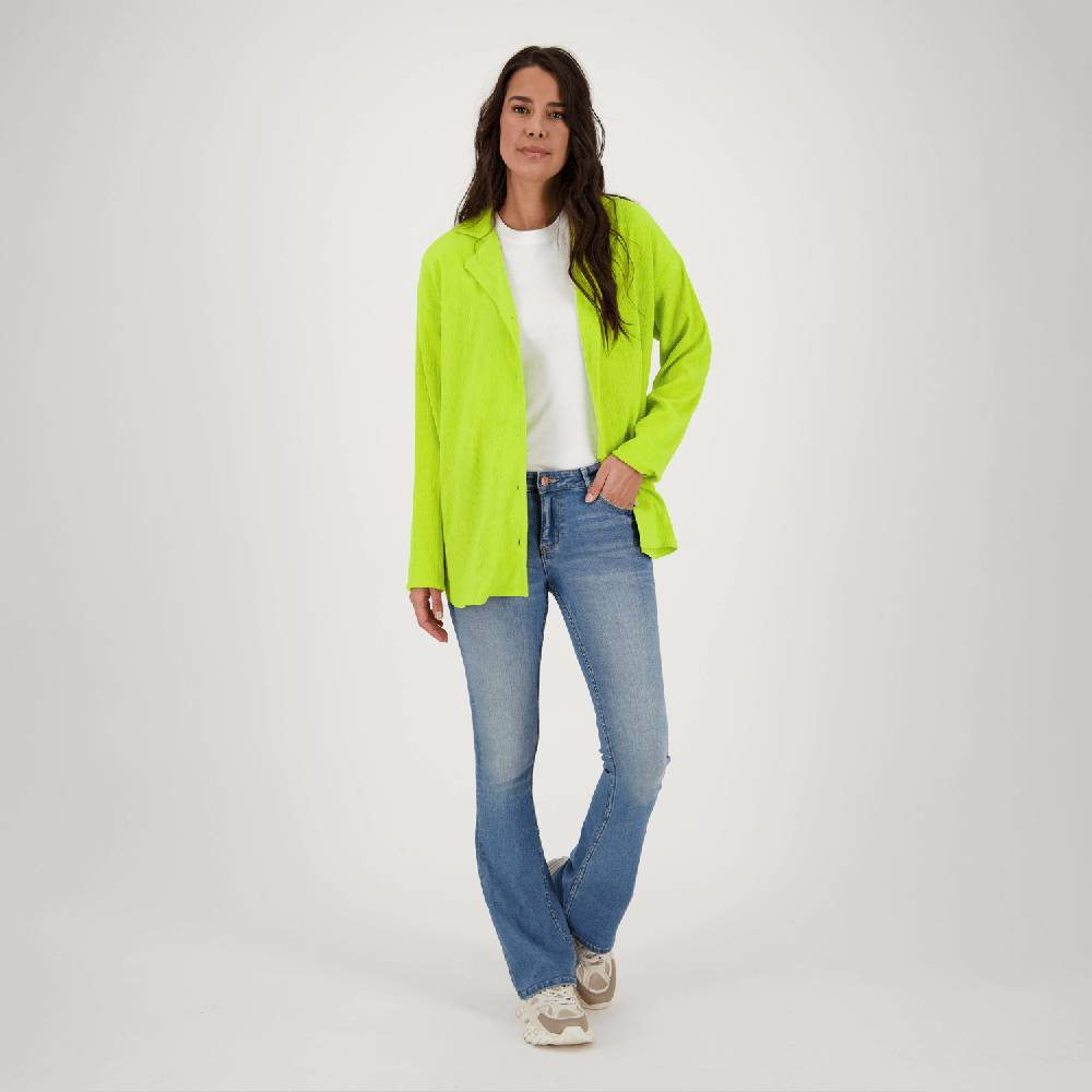 RAIZZED WOMEN Eclipse Mid Blue Stone Flare Jeans